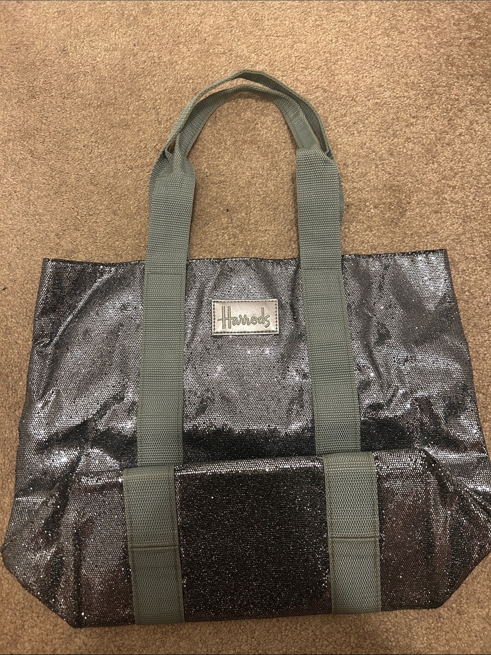 Harrods Sparkly Tote Bag